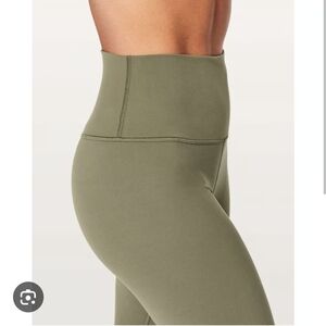 High-Waisted Olive Leggings